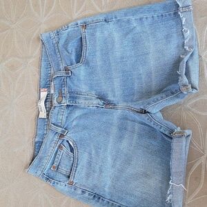 Levi's Longer Denim Cut-off Shorts!